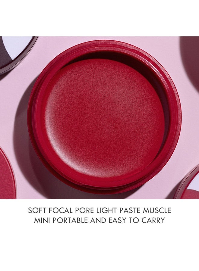 بوداير أحمر خدود مات طويل الثبات، بلسم مكياج للوجه، كريم أحمر خدود مقاوم للماء ومغذي للوجه، أحمر خدود لتحديد الخدود، يحتوي على زيت الخروع وفيتامين E، أحمر خدود شديد التصبغ لإطلالة طبيعية #08 - Image 5