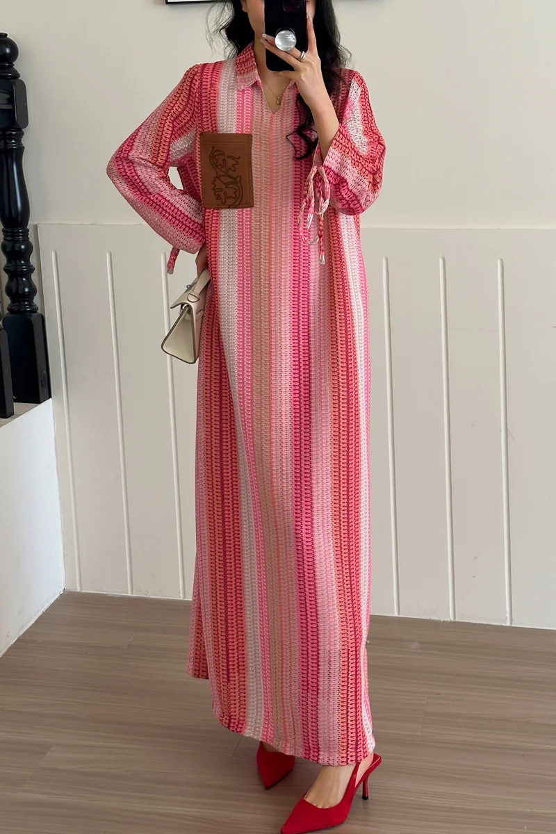 هاسال Crochet Suit with embroidery details