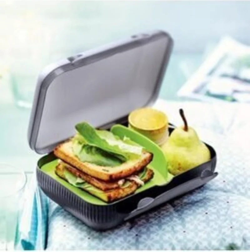 Tupperware Eco Oyster Nutrition Set (Black - White)