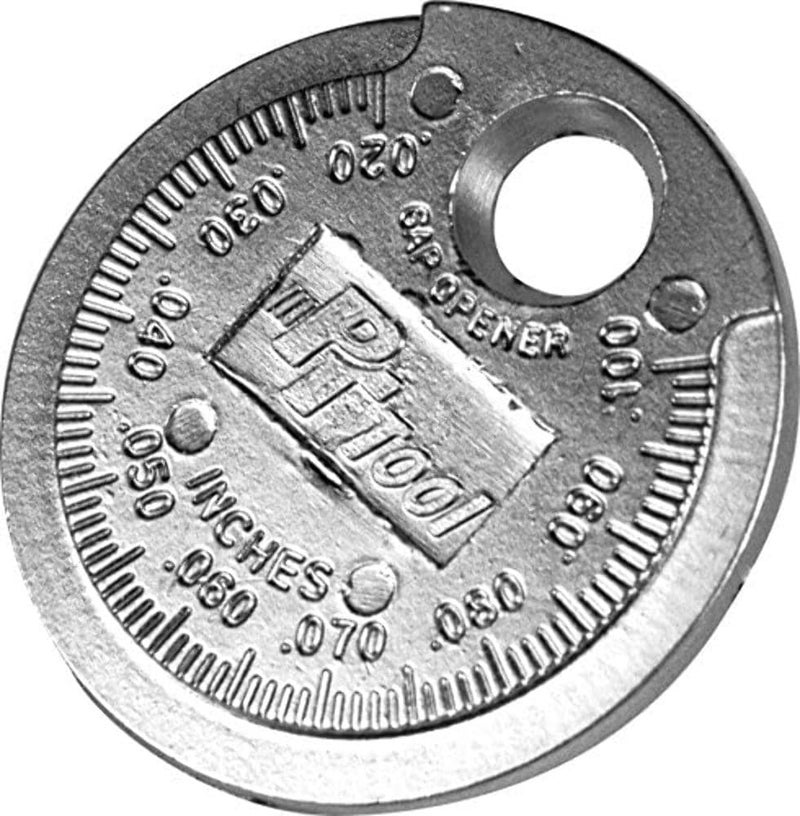 Performance Tool W1906 Small Fishbowl Spark Plug Gap Gauge with Easy-to-Read Markings, Range 020 to 100" (5 to 25 mm) and Tapered Hole Adjustment - Image 2