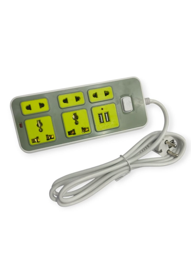 Electricity joint- 5Ports - 2Usb-  Max 2500w- 10A  - Image 2