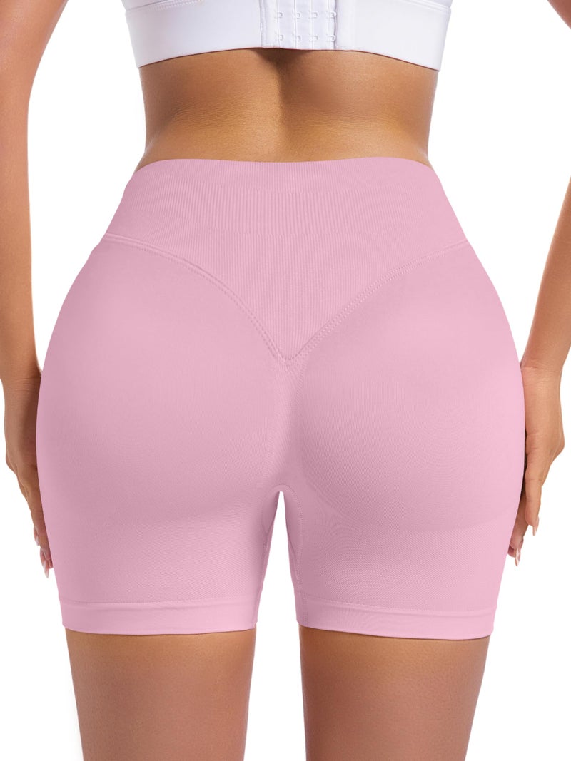 OVESPORT 3 Pack Seamless Women Workout Shorts Scrunch Butt Lifting Gym Booty Biker Shorts - Image 5