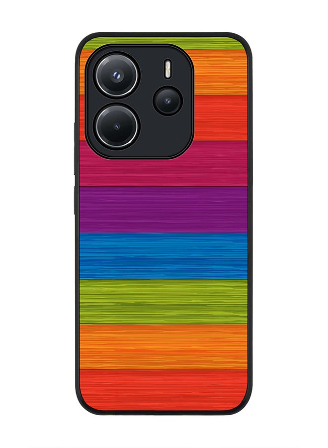 Stylizedd For Xiaomi Redmi Note 14 4G 4G Case,Slim fit Camera Protection, Shockproof Thin Phone cover  - Colorwood - Image 1