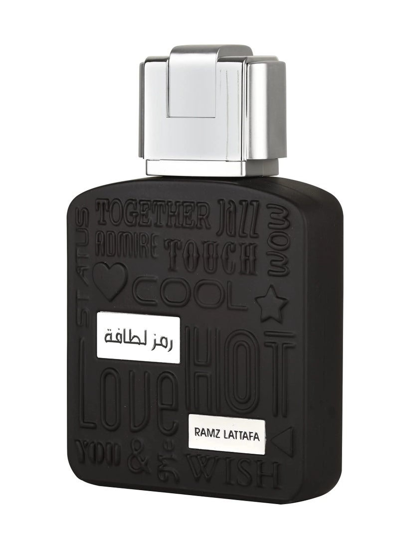 لطافة عطر رامز سيلفر او دي برفيوم من لطافة للرجال -100 مل - Image 2