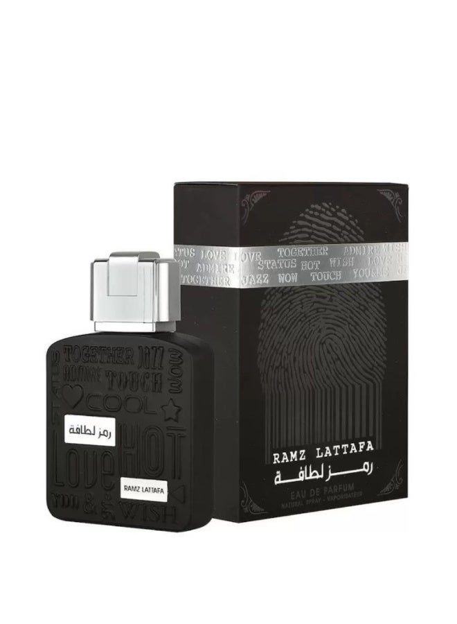 لطافة عطر رامز سيلفر او دي برفيوم من لطافة للرجال -100 مل - Image 1