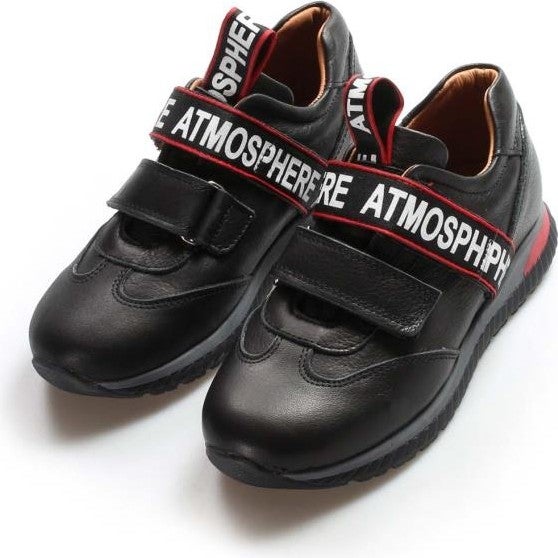 Fast Step Unisex Genuine Leather Velcro Strap Comfortable Sneaker Sports Daily Kids School Shoes 006xa1020  - Image 4
