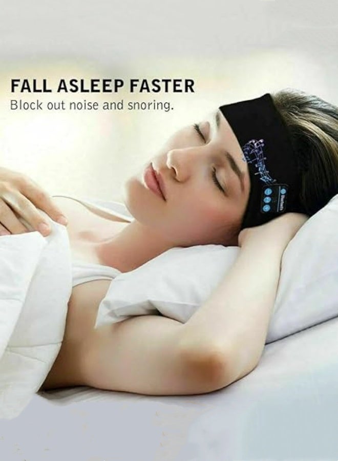 M MIAOYAN Wireless Sleeping Headphones, Bluetooth Sports Headband Headphones with Ultra-Thin HD Stereo Speakers, Great for Sleeping, Exercising, Jogging, Yoga, Insomnia, Airline Travel, Meditation  - Image 3