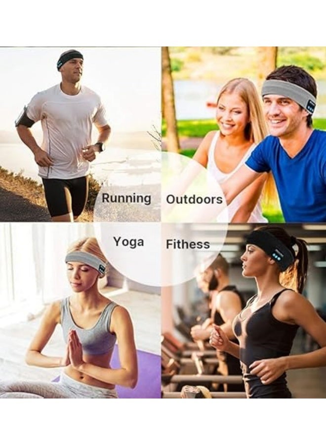 M MIAOYAN Wireless Sleeping Headphones, Bluetooth Sports Headband Headphones with Ultra-Thin HD Stereo Speakers, Great for Sleeping, Exercising, Jogging, Yoga, Insomnia, Airline Travel, Meditation  - Image 5