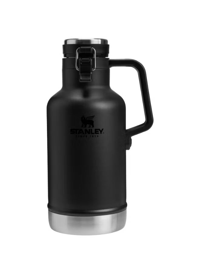 ستانلي قارورة ستانلي كلاسيك سهلة الصب سعة 1.9 لتر - قارورة بيرة من الفولاذ المقاوم للصدأ معزولة بتفريغ الهواء بجدار مزدوج | تحافظ على البرودة لمدة 24 ساعة، والحرارة لمدة 18 ساعة، والثلج لمدة 4 أيام | مانعة للتسرب، خالية من مادة BPA، آمنة للغسل في غسالة الأطباق، مزودة بمقبض حمل سهل - متانة ستانلي الأسطورية لعام 1913 - Image 1