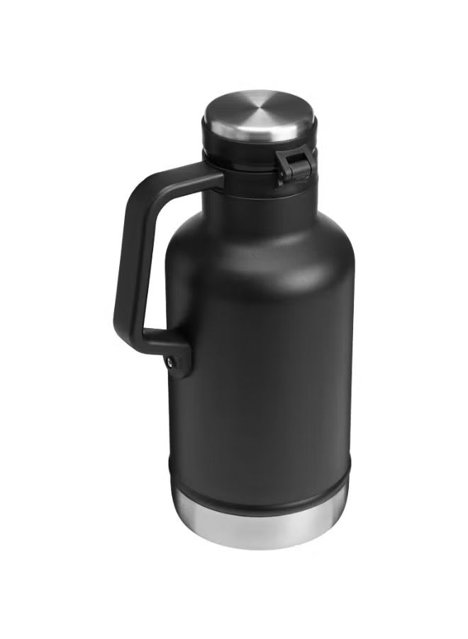 ستانلي قارورة ستانلي كلاسيك سهلة الصب سعة 1.9 لتر - قارورة بيرة من الفولاذ المقاوم للصدأ معزولة بتفريغ الهواء بجدار مزدوج | تحافظ على البرودة لمدة 24 ساعة، والحرارة لمدة 18 ساعة، والثلج لمدة 4 أيام | مانعة للتسرب، خالية من مادة BPA، آمنة للغسل في غسالة الأطباق، مزودة بمقبض حمل سهل - متانة ستانلي الأسطورية لعام 1913 - Image 2