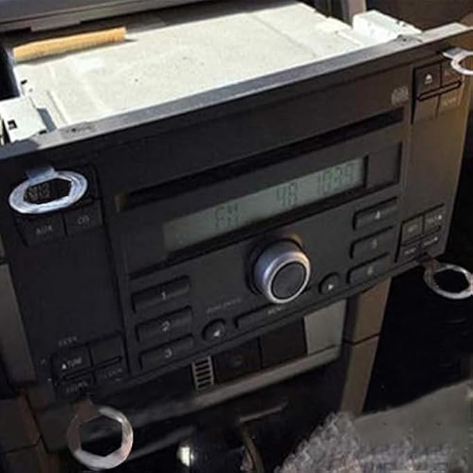 KASTWAVE Car Radio Removal Tool Key Set Car Radio Release Keys Extraction Tool Din Release Keys With Easy Grip Handles For Audi Vw Volkswagen Mercedes Benz Bmw Oem Head Unit Cd Media Player Pins 10 Pcs - Image 4