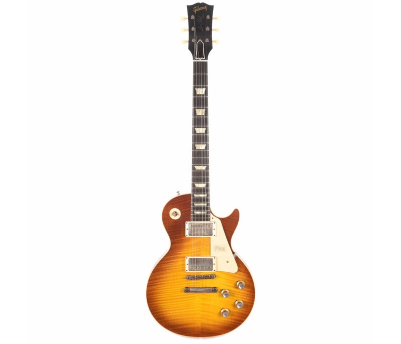 Gibson Custom Shop LPR60VOITNH1 1960 Les Paul Standard Reissue VOS Electric Guitar - Iced Tea Burst - Image 2