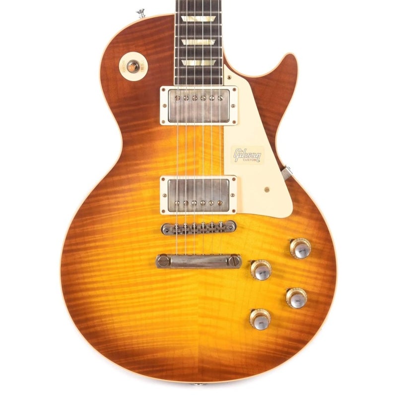 Gibson Custom Shop LPR60VOITNH1 1960 Les Paul Standard Reissue VOS Electric Guitar - Iced Tea Burst - Image 1