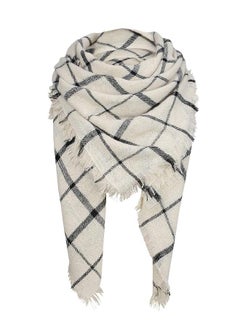 Womens Plaid Blanket Scarf for Women Classic Soft Tartan Wrap Shawl Oversized Shawl Cape Scarves White Black Square - pzsku/Z860754FCD8E165EC0E86Z/45/_/1692872499/70aeccef-b3e7-48ba-a08d-b7626f109ca7