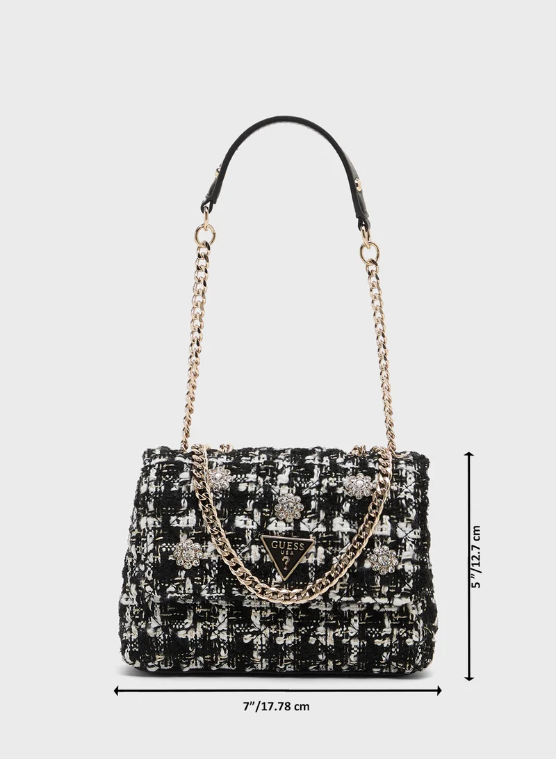 GUESS Everlee Mini Convertible Crossbody Flap
