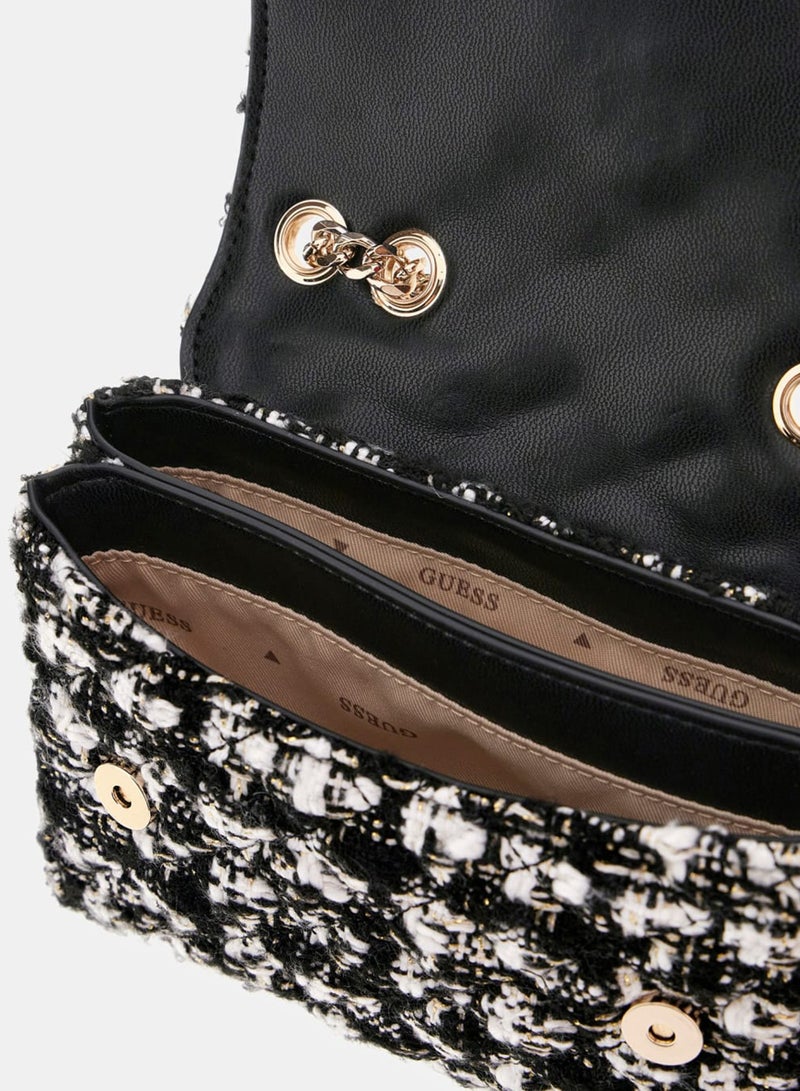 GUESS Everlee Mini Convertible Crossbody Flap  - Image 4