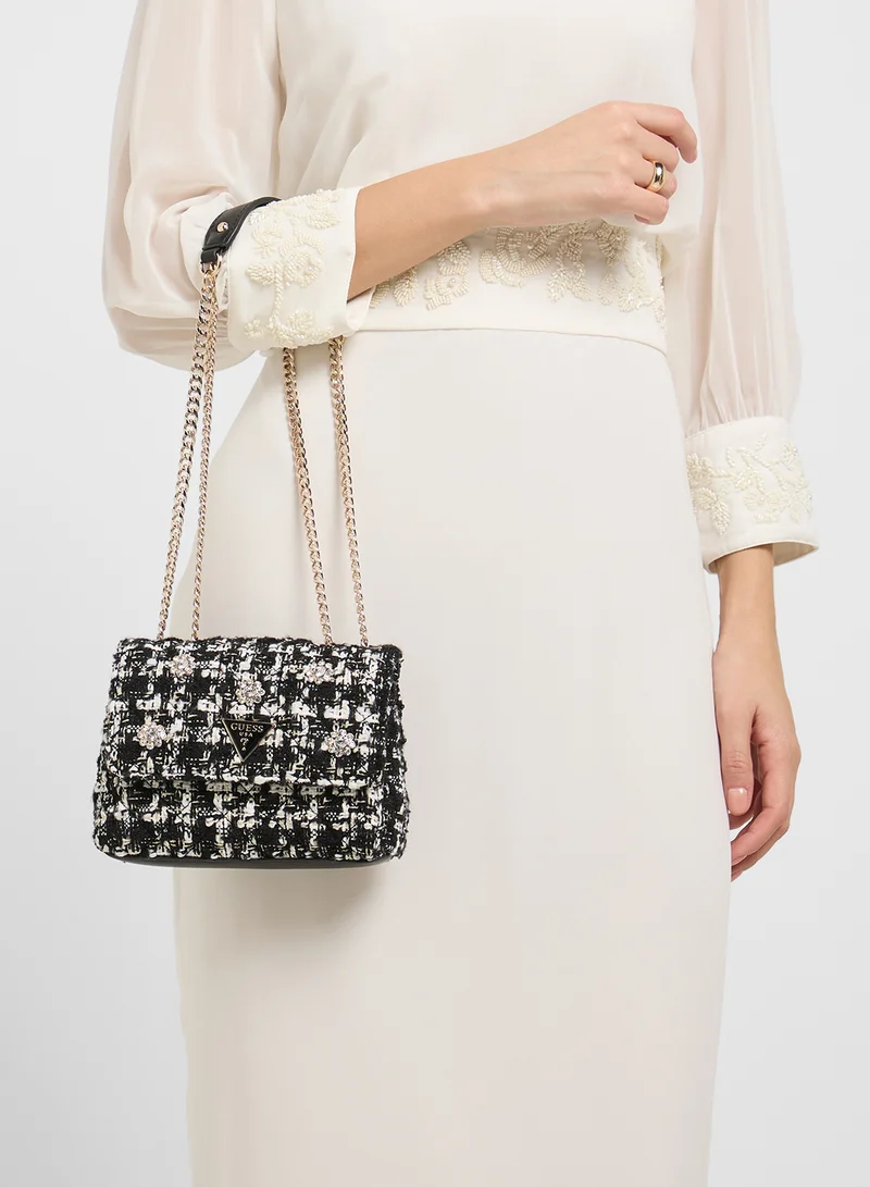GUESS Everlee Mini Convertible Crossbody Flap