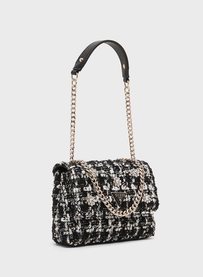 GUESS Everlee Mini Convertible Crossbody Flap - Image 3