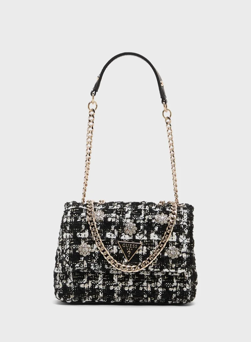 GUESS Everlee Mini Convertible Crossbody Flap