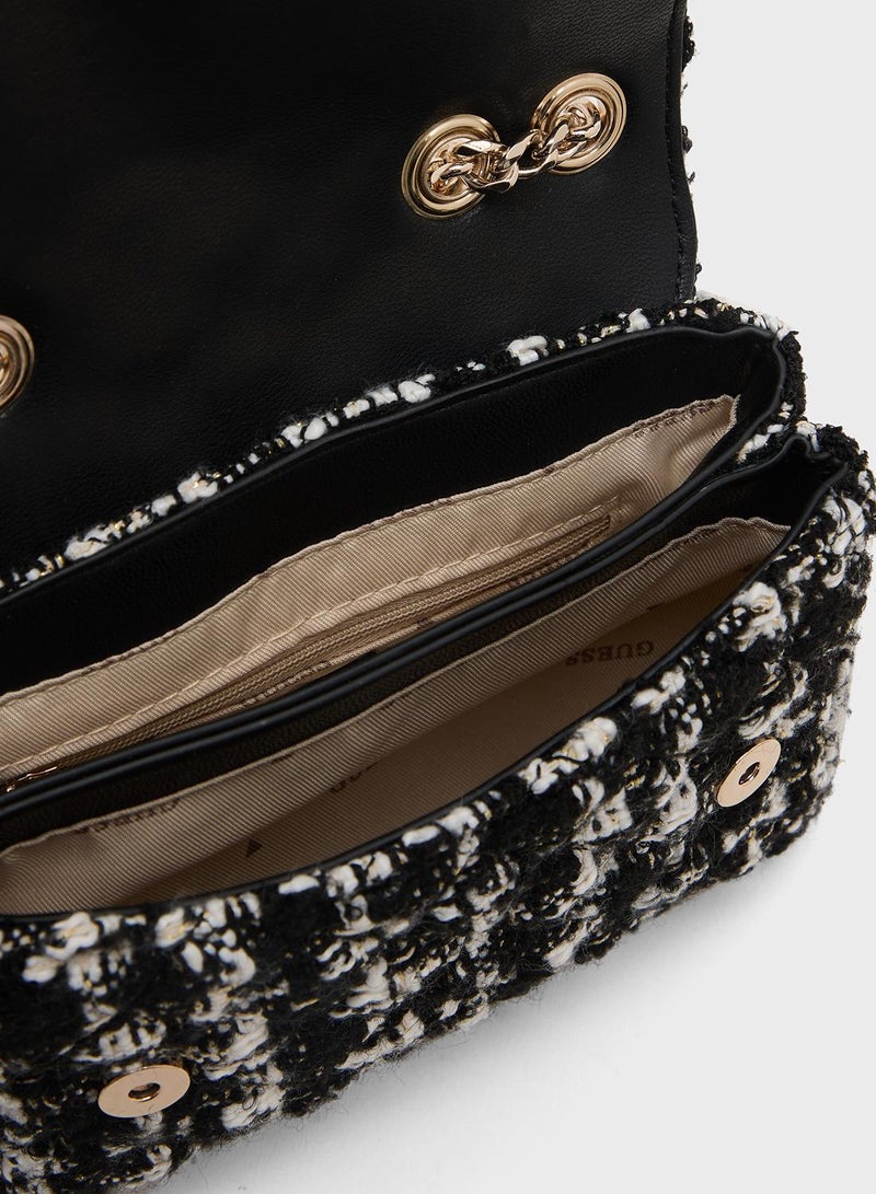 GUESS Everlee Mini Convertible Crossbody Flap - Image 5