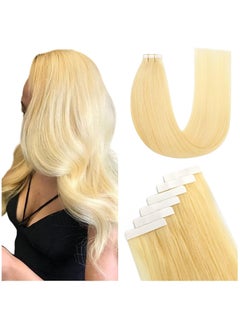 Invisible Tape in Hair Extensions Natural Human Hair Extensions 20 Pieces 50 Grams