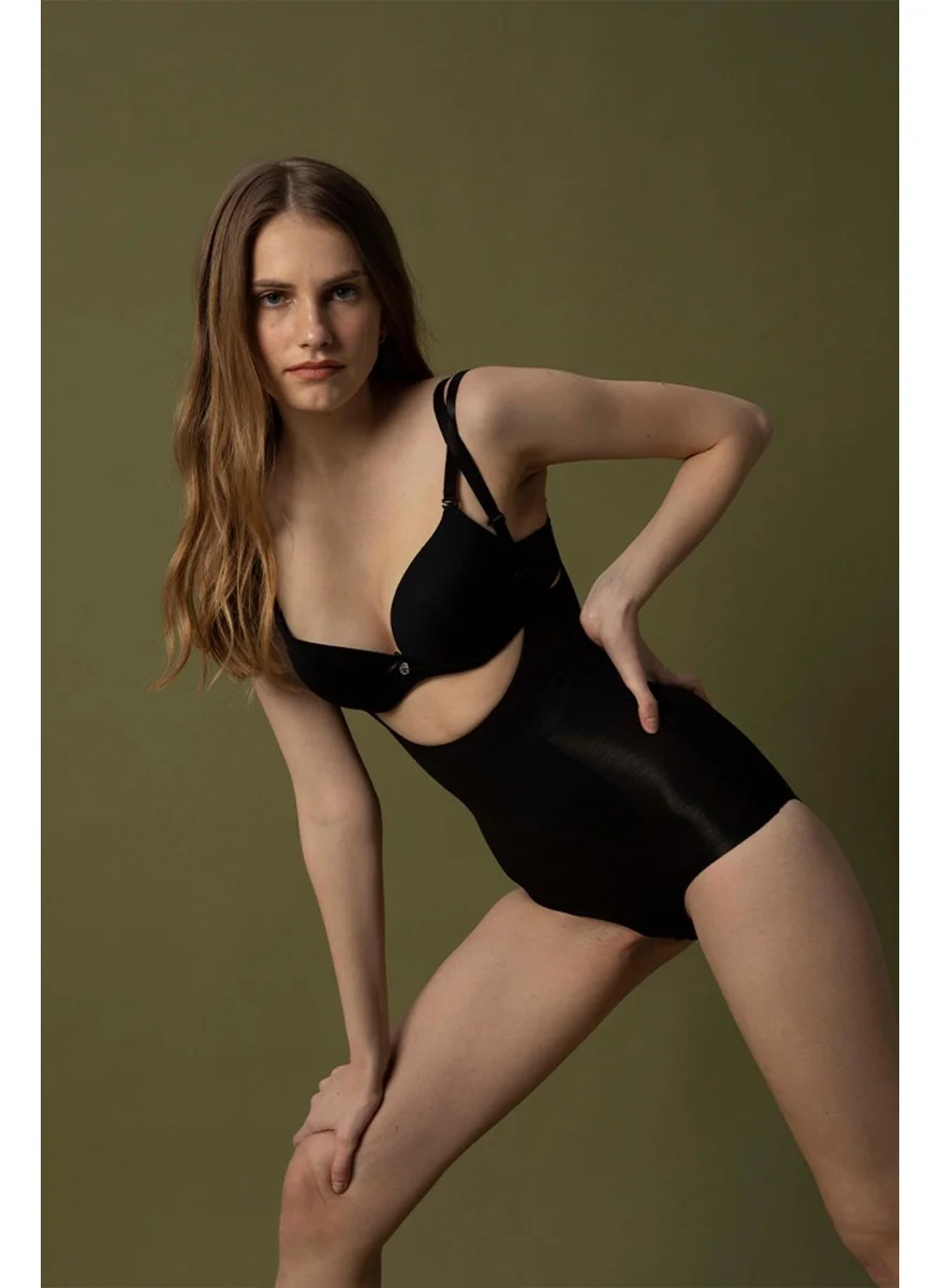 Blackspade Illusion Body Corset Black 1478