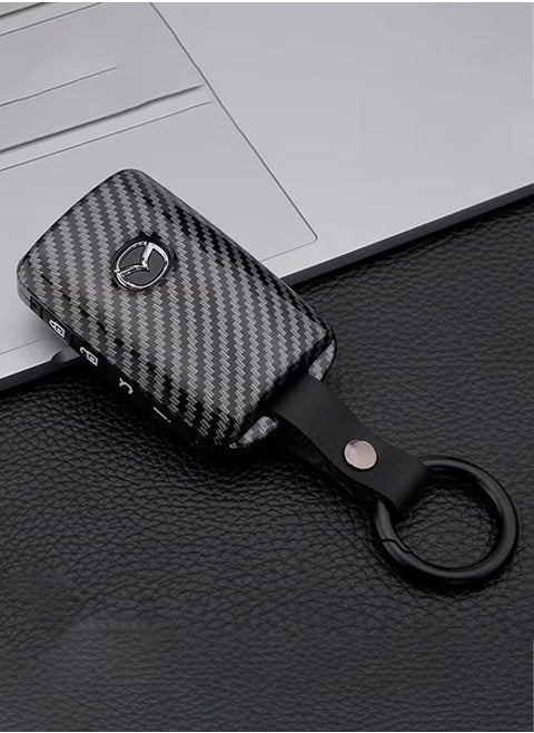 Suitable For 2019-2021 Mazda 3/Mazda 3 Hatchback/Mazda CX4 CX5 CX8 CX9 CX-30/Mazda 6 WAZSKE11D01 key Protection Case High-end Car Key Case
