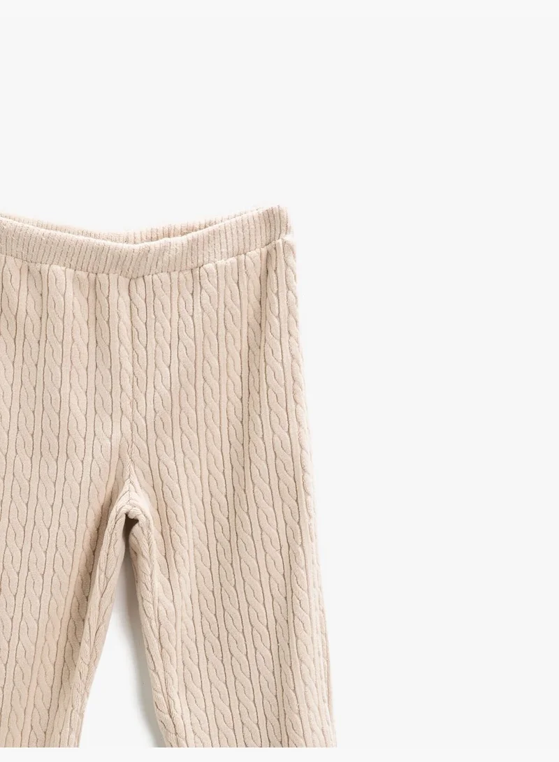كوتون Textured Jersey Jogger Sweatpants