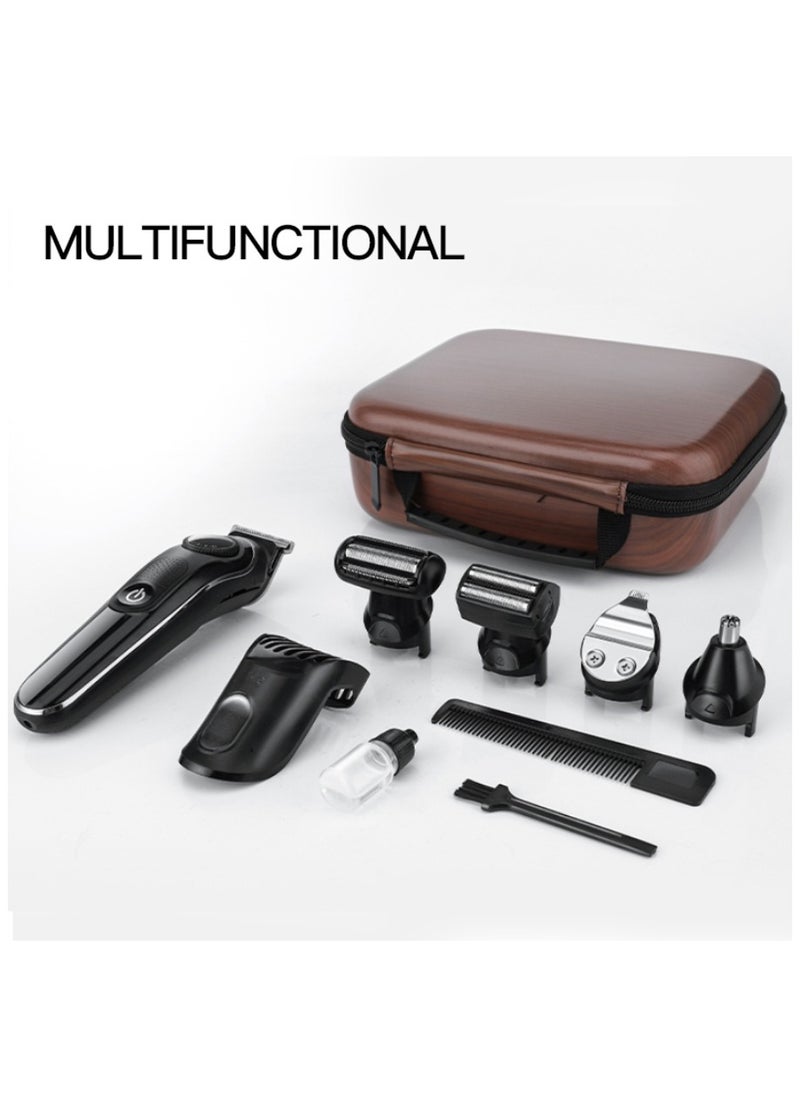 Generic Electric Shaver for Men, 5 in 1 Hair Trimmers, Hair Clippers, Nose Hair Clippers, Multi-Function Electric Clippers Set with Storage Box  - Image 2