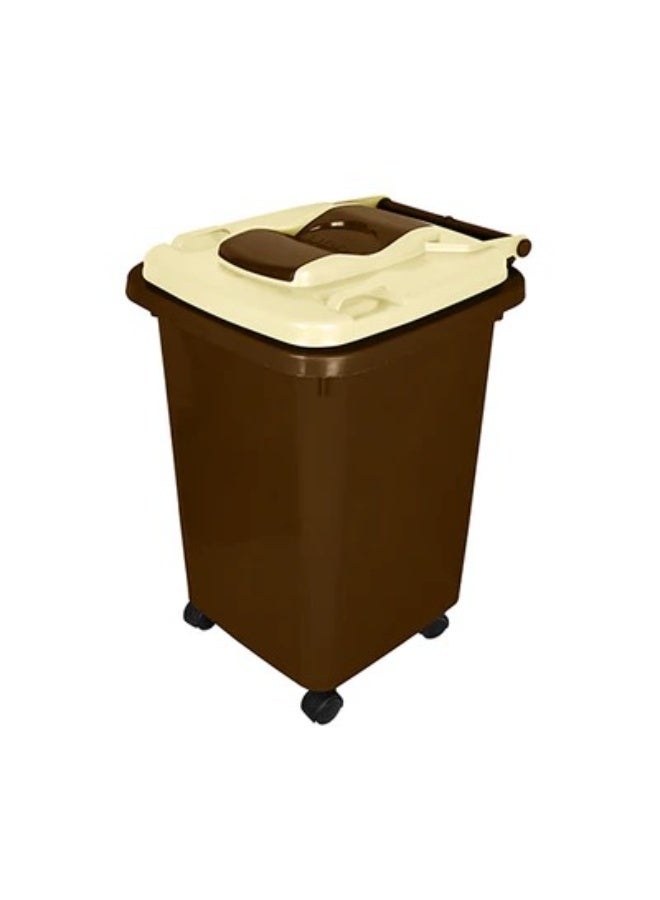60 Liter Trash Can, Silver Crescent and Star, 6221999653075B