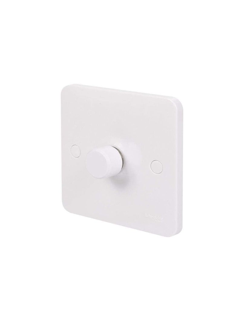 Schneider Electric Schneider Electric Lisse 1Gang 2-Way LED Dimmer Switch -100 W (White)  - Image 1
