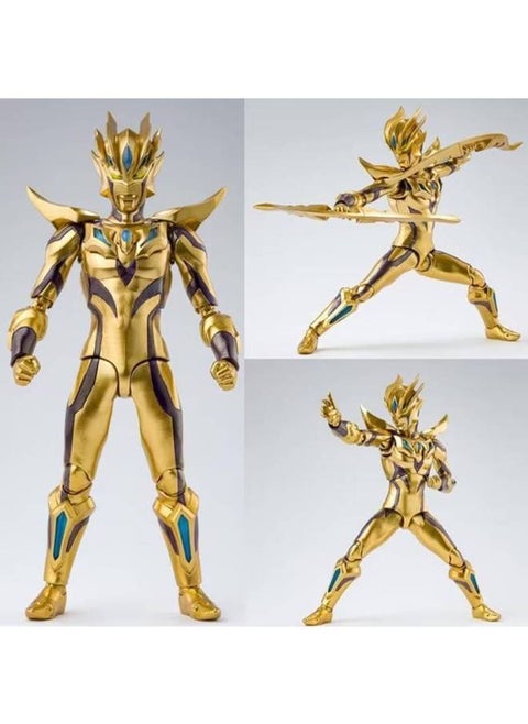 SHF Aix Ultraman Transcendental Beta Spark Hybrid Armored Suit Ultra Action Figure Hand-made Model-Color:--upgraded Gold Sero With Weapons 17cm Super Movable-Specifications:Standard