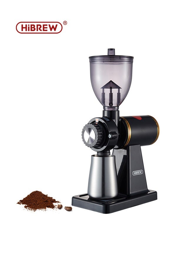 هيبرو هاي برو 8 مطحنة حبوب القهوة الكهربائية, ماكينة تقطير القهوة الأمريكية أو الاسبريسو، متينة، مزودة بإعدادات الضبط، عملية تحميص وحفظ البن وصبه G1 - Image 1