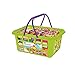 Casdon Shopping Basket Colourful Toy Shopping Basket for Children Aged 2 Comes with Miniature Versions of Popular Branded Foods - Image 3