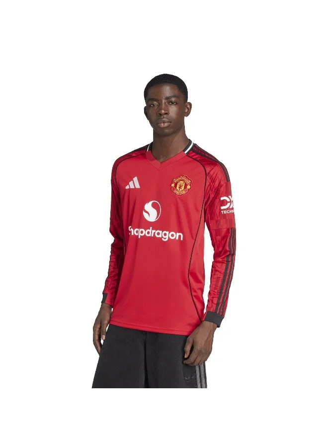 Adidas Mufc H Jsy L Red Jersey (Long Sleeve) Jerseys For Men