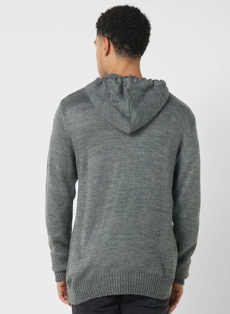 Robert Wood Knitted Hoodie