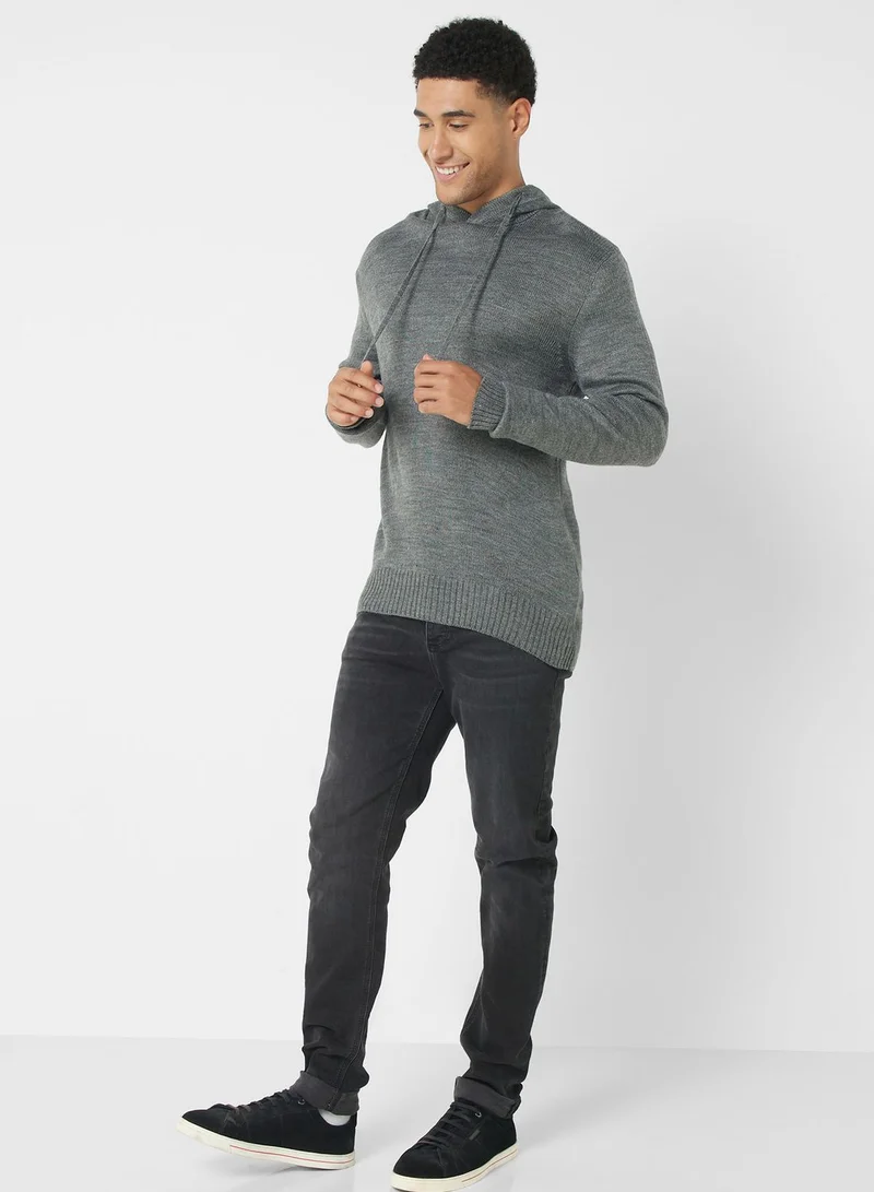 Robert Wood Knitted Hoodie