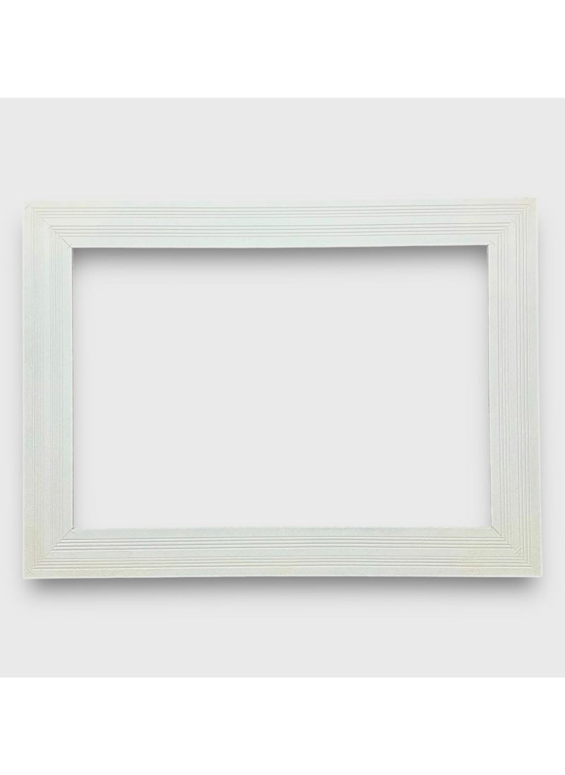 BHNS - High-quality ready-made white wood window air conditioner frame Air conditioner frames Decorative frame that prevents dust and insects Preserves air conditioning air Easy disassembly, installation, and cleaning - Image 1
