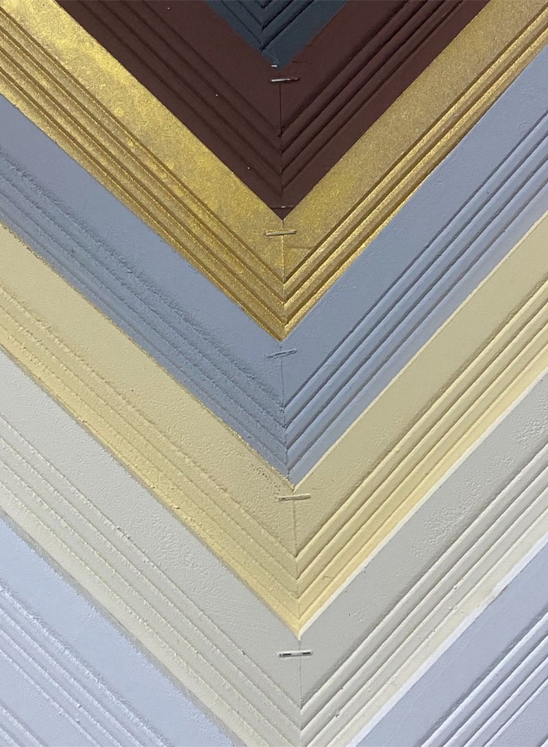 بهنس برواز مكيف شباك خشب ابيض جاهز عالي الجودة براويز مكيفات اطار ديكور مانعة للغبار والحشرات يحافظ على هواء التكييف سهولة الفك التركيب التنظيف - Image 3