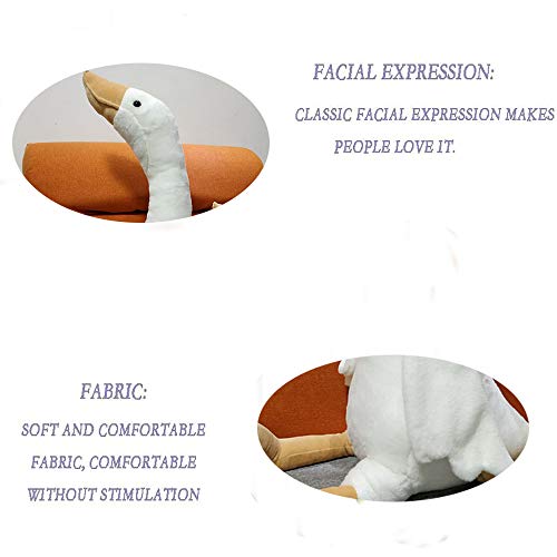 CHELEI2019 15.7" Swan Stuffed Animal,Goose Plush White Stuffed Animal Toy Gifts for Kids - Image 5