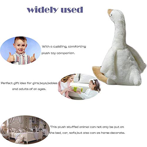 CHELEI2019 15.7" Swan Stuffed Animal,Goose Plush White Stuffed Animal Toy Gifts for Kids - Image 3