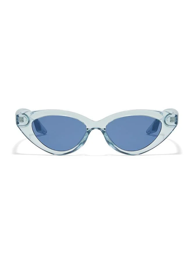 Blackout Au Naturel,Women Sunglasses, Cat Eye Sunglasses, UV Protection: UV400 (Blue,Blue)