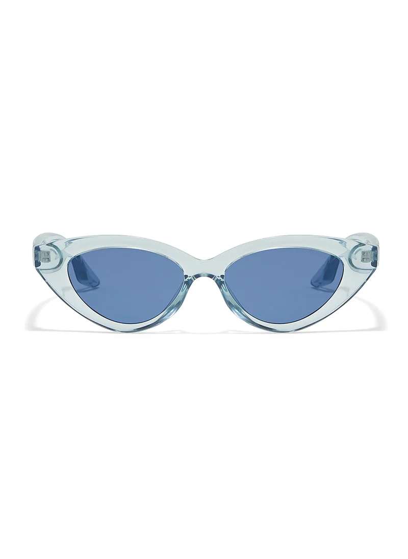 Blackout Au Naturel,Women Sunglasses, Cat Eye Sunglasses, UV Protection: UV400 (Blue,Blue)