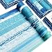 DAPUTOU Washi Tape Set of 12 RollsBlue Sea Wave Decorative Washi Masking Tape Sets for CraftKidsScrapbookDIYGift Wrapping - Image 2