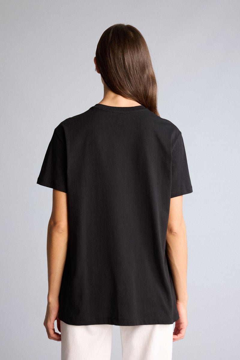 DeFacto Black Woman Regular Fit Crew Neck Short Sleeve Tunic Casual - Image 5