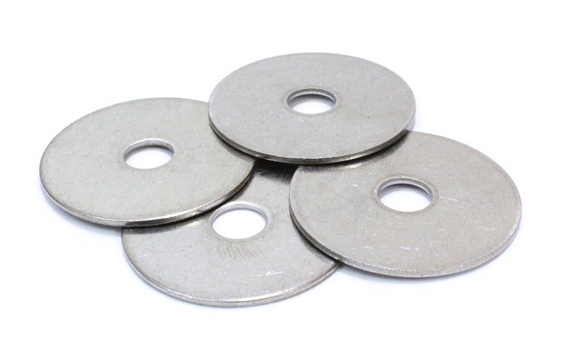 Bolt Dropper 1/4" x 1" Stainless Fender Washer, (100 Pack), 18-8 (304) Stainless Steel Flat Washer, 0.281" ID x 1" OD x 0.050" Thick, Plain Finish Metal Washer by - Image 3