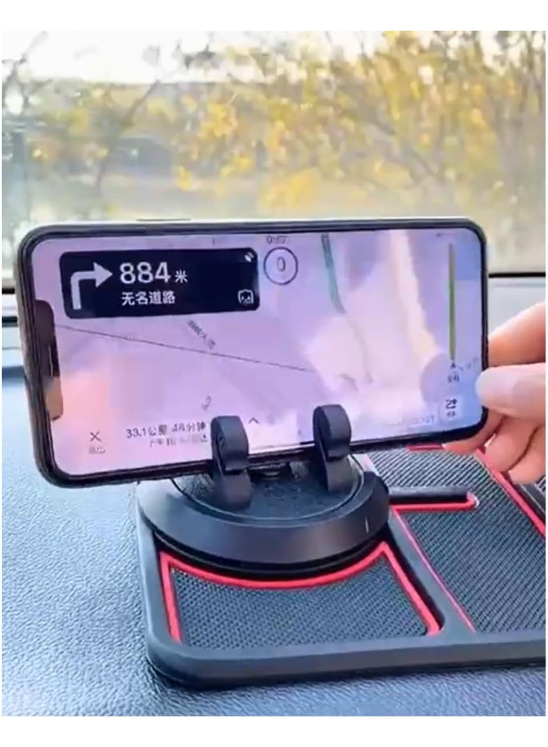 Car Dashboard Organizer with Phone Holder and Storage Compartments - Image 5