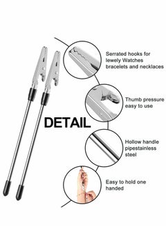 Y&D Bracelet Tool Jewelry Helper, Fastening and Hooking Equipment for Necklace, Watch & Clasps Closures Portable, Easy-to-Use, Made of Metal  - Image 3