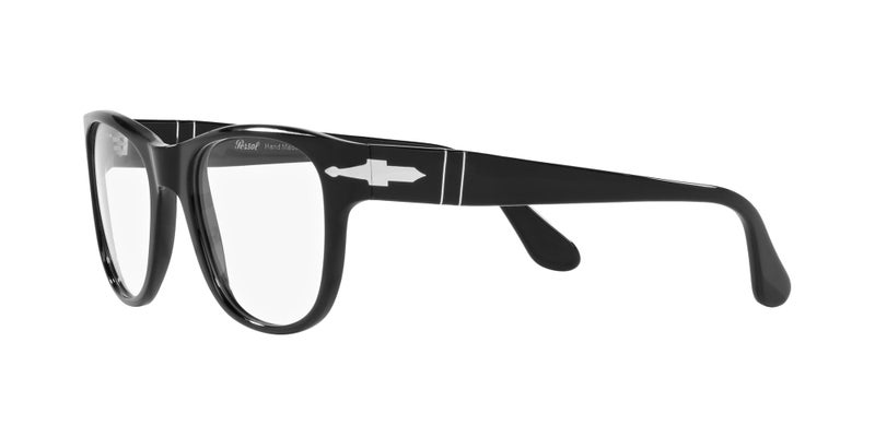 Persol PO3312V Square Prescription Eyewear Frames, Black/Demo Lens, 52 mm - Image 3