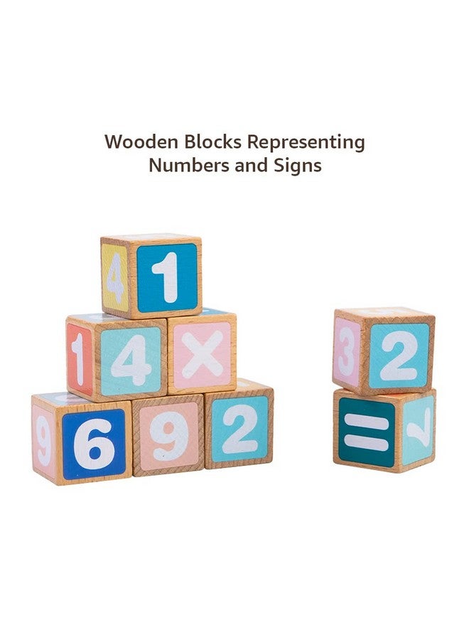 Cubelelo Dice and Card Computational Games | Learn Math & Counting with Flashcards and Dices | Wooden Arithmetic Interactive Educational Fun Activity Kit for Kids Ages 3 and Up - Image 4